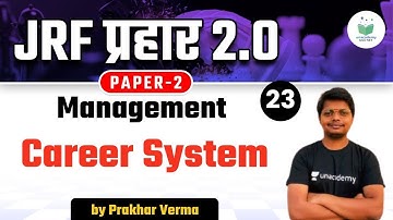 05:00 PM - NTA UGC NET 2021 | Management by Prakhar Verma | Career System