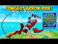 *WORLD RECORD* LONGEST ARROW RIDE EVER!! (4,202M) - Fortnite Funny Fails and WTF Moments! 1248