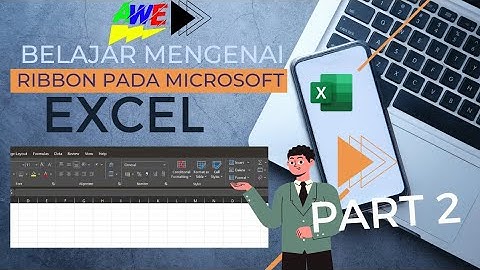 Belajar Mengenai Ribbon pada Microsoft Excel Menu Tab (PART 2) #excel
