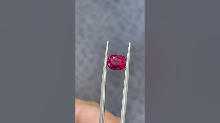 Natural heated ruby pigeon blood 3.05 carat from Mozambique grs certified #shorts #natural #ruby
