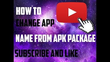 HOW TO CHANGE NAME OF APP PACKAGE