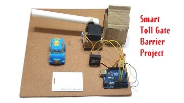 RFID Based Smart TollGate Barrier System | Arduino Project