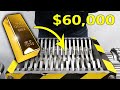 SHREDDER vs $60,000 GOLDBAR !