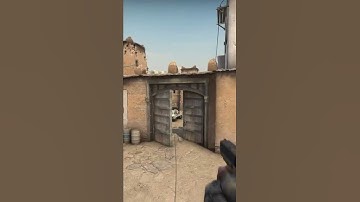 CSGO: Dust 2 B Doors Smoke from Tunnel