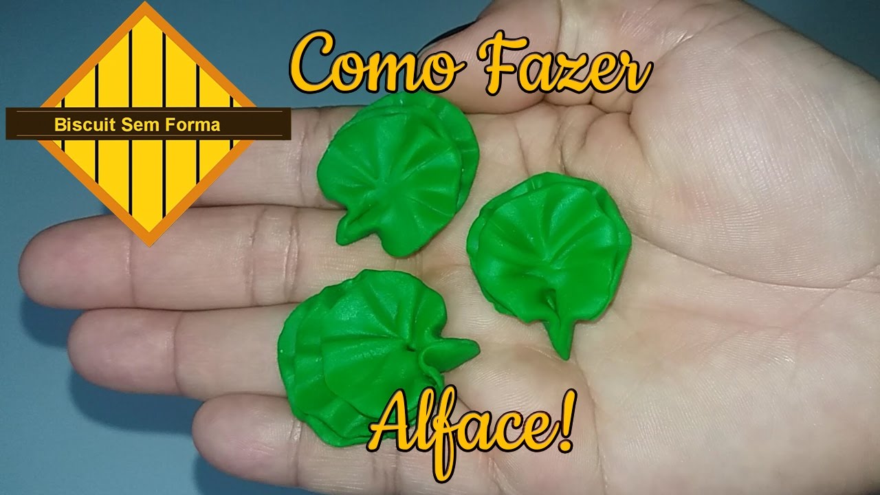 Como Fazer Biscuit #24 - Alface!