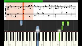 AIR on the G String (Bach) | Piano Tutorial | Synthesia | Practice Songbook