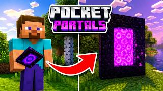 POCKET PORTALS ADDON 🔥 | TELEPORT ANYWHERE IN MINECRAFT PE! | MCPE/Bedrock 1.26+ screenshot 1