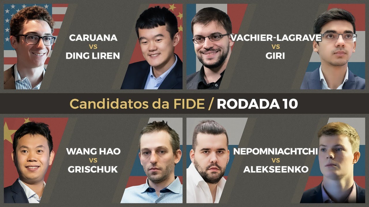 ChesscomPT - Torneio de Candidatos 2020  5ª rodada com GM Krikor, Raffael  Chess e Rafael Leite!