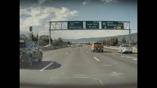 My daily commute around in bay area on Freeway I-17