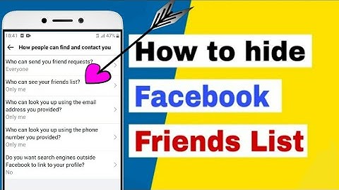 How To Hide Facebook Friends List | Bangla Tutorial 2021 ||Facebook Friends List only me ||
