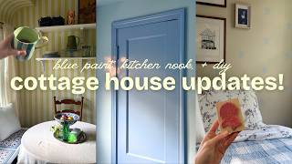 a week of house projects painting cozy cottage decorating diy wallpaper