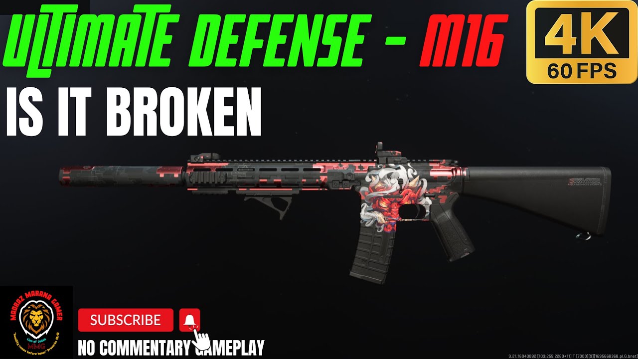 M16 BUILD FOR ULTIMTAE DEFENSE - Call of Duty Modern Warfare 2 No ...