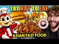 Try Not To Eat - Asian Fast Food Restaurants! (Jollibee, Panda, KyoChon)