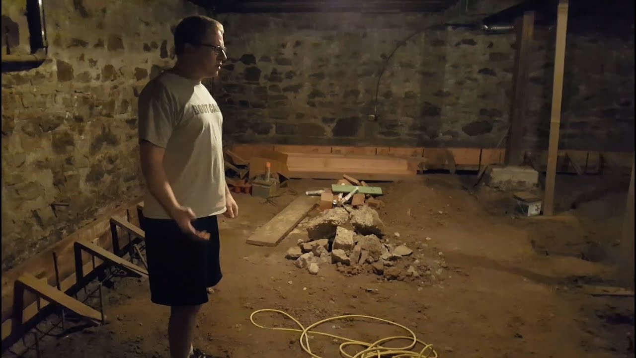 My Old House - Ep.  3 -  1908 Craftsman Home - Basement Concrete Footings And Floors