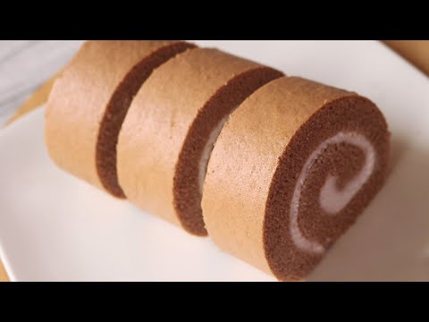 มอคค่าโรลเค้ก Mocha Roll Cake l ครัวป้ามารายห์