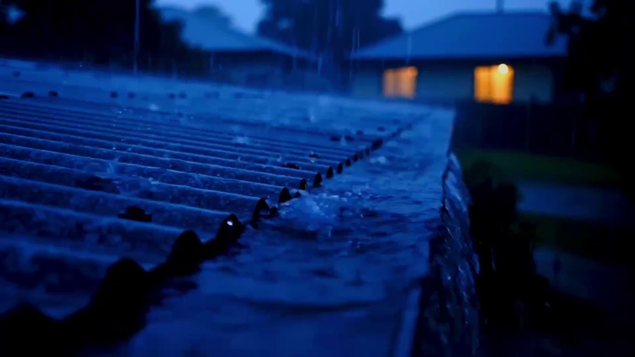 ASMR Midnight Rain on Tin Roof, Endless Rhythms of Water Washing Anxiety Away into Deep Sleep 80