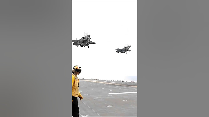 F-35B in action
