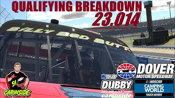 Qualifying Breakdown // iRacing C-Fixed Trucks at Dover Motor Speedway