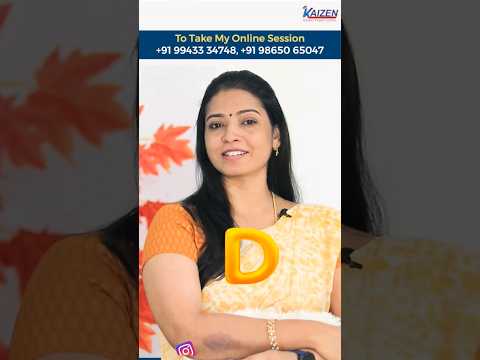 Significance Of Alphabet D In English | Learn English Through Tamil Kaizenenglish_Malar