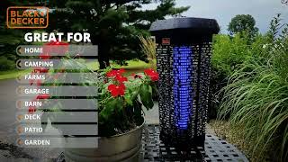 SUPERHOME CENTER DIY BLACK DECKER OUT BUG ZAPPER 72W 600M2