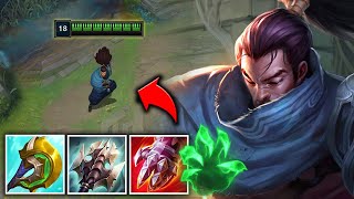 NOBODY CAN TOUCH FULL TANK YASUO! DEAL MOST DAMAGE AND NEVER DIE - League of Legends