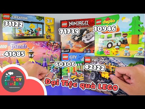 Video Đại tiệc quà LEGO mà Anhktay nhận được cho mùa Giáng... - youtube