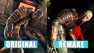 Dead Space Remake Vs Original - Divider Head Death Scene Side By Side Comparison