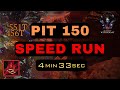 PIT 150 Speed Run | Shadow Blood Wave Necromancer Build (S7)