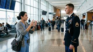 The CEO Shamed the Rookie Nurse at the Airport—Until She Gave a Secret Signal to a SEAL Commander