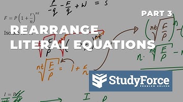 📚 How to rearrange literal formulas (Part 3)