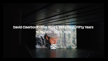 Interview with David Claerbout