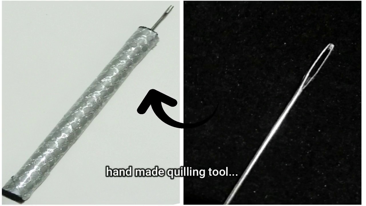 Inna's Creations: DIY quilling tool made from a needle