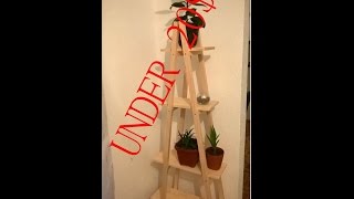 Flower ladder stand DIY under 20$