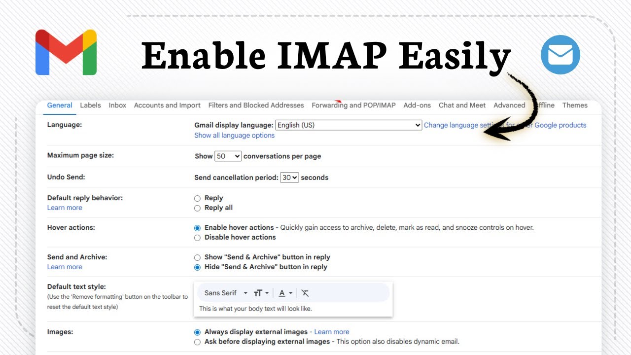 How to enable IMAP in Gmail (Mail Integration) - YouTube