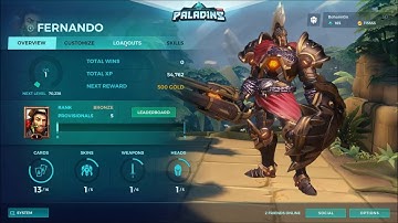 Paladins Loadout Import