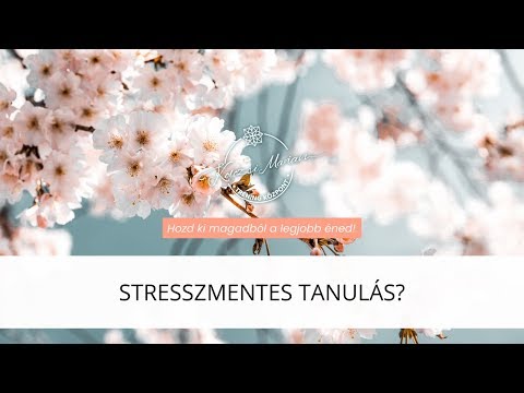 Videó: Stresszmentes Tanulás