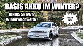 Ioniq5 58 kWh Winterreichweite Ladezeit und Verbrauch im Megatest. #elektroauto #hyundai