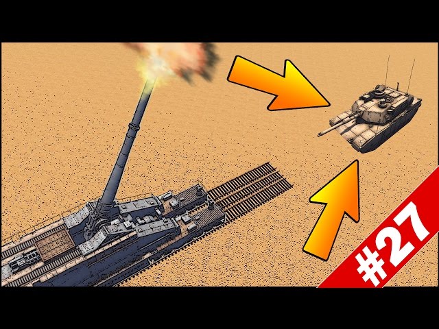 800MM GUSTAV GUN vs 1000 SOVIET SOLDIERS - Men of War Assault