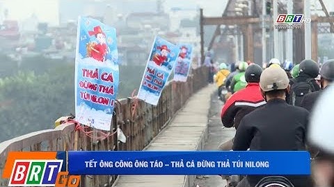 Tết ông Công ông Táo - Thả cá đừng thả túi nilon