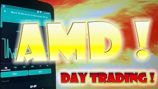 Day and Swing Trading AMD for Profit! | Robinhood APP Investing