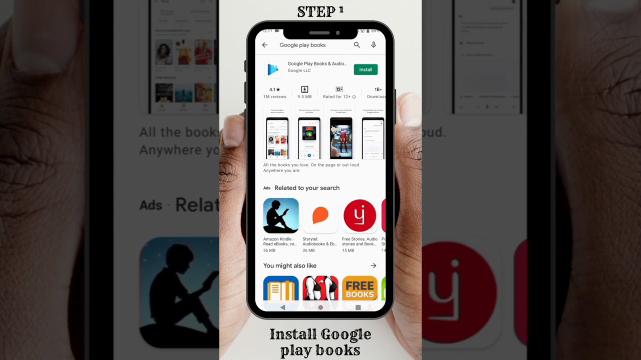 Read Free Ebooks Through Google Play Store Shorts