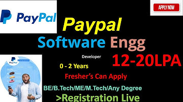 Paypal | Software Engineer | 12 - 20 LPA