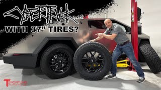Will 37” Tires Fit on Cybertruck? Tesla Cybertruck Dissection & Inspection Continues! - Part 4