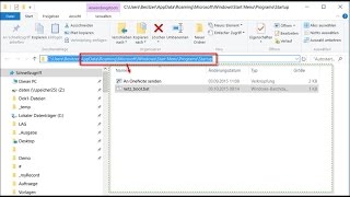 how to autostart a file or programm with the start of windows 10