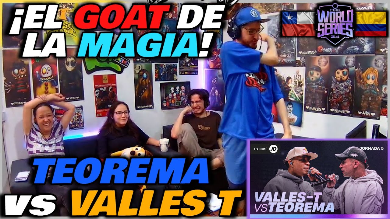 🔴COLOMBIANOS REACCIONAN a TEOREMA vs VALLES T - ¡EL GOAT DE LA MAGIA! [FMS WORLD SERIES SUPERLIGA]