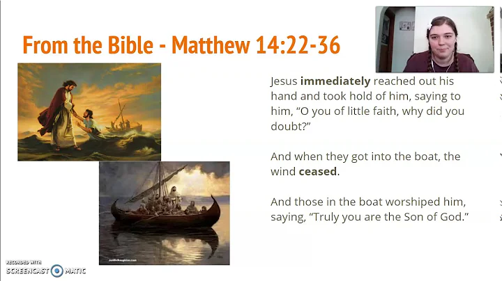 Jesus Walks on Water: An English Lesson with Debi