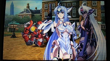 Project X Zone: KOS-MOS And T-elos All Attacks W/Alisa Bosconovitch