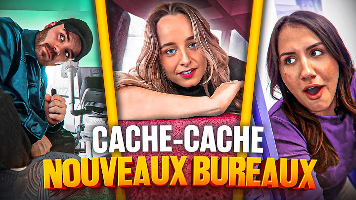 CACHE CACHE dans mes NOUVEAUX BUREAUX