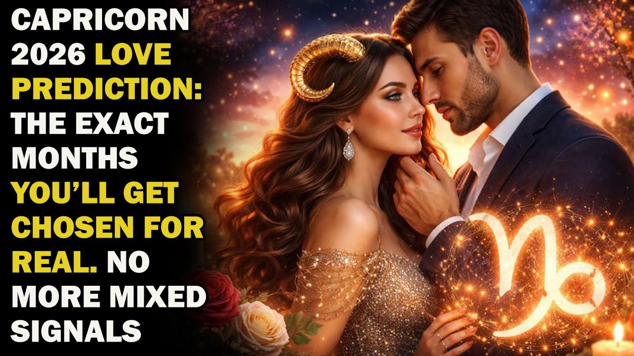 Capricorn 2026 Love Prediction: The Exact Months You’ll Get Chosen for Real (Engagement/Marriage)