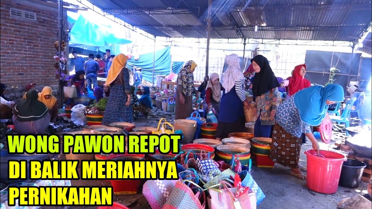KESERUAN IBU IBU DESA DI SAAT REWANG HAJATAN - KEARIFAN LOKAL